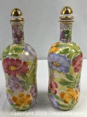 MaxSold Auction: Italian Vanity Bottles and Lidded Box - Campbell (California, USA) PARTNER MANAGED Estate Sale Online Auction - Dell Avenue