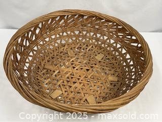 MaxSold Auction: Large Boho Chic Woven Basket - Campbell (California, USA) PARTNER MANAGED Estate Sale Online Auction - Dell Avenue