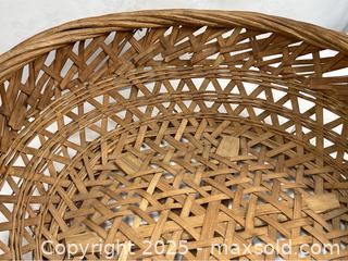 MaxSold Auction: Large Boho Chic Woven Basket - Campbell (California, USA) PARTNER MANAGED Estate Sale Online Auction - Dell Avenue