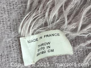 MaxSold Auction: Lavender 100% Mohair Blanket NEW - Campbell (California, USA) PARTNER MANAGED Estate Sale Online Auction - Dell Avenue