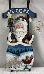 MaxSold Auction: Metal Santa and Sled Welcome Sign - Campbell (California, USA) PARTNER MANAGED Estate Sale Online Auction - Dell Avenue