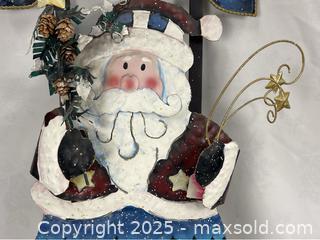 MaxSold Auction: Metal Santa and Sled Welcome Sign - Campbell (California, USA) PARTNER MANAGED Estate Sale Online Auction - Dell Avenue