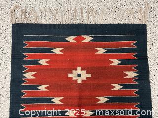 MaxSold Auction: Navajo Southwestern Kilim Rug - Campbell (California, USA) PARTNER MANAGED Estate Sale Online Auction - Dell Avenue