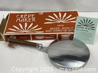 MaxSold Auction: NEW in Box Crepe Maker Pan - Campbell (California, USA) PARTNER MANAGED Estate Sale Online Auction - Dell Avenue