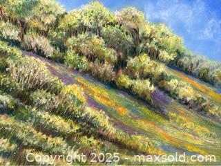 MaxSold Auction: Original Pastel Painting “Sunol Spring” - Campbell (California, USA) PARTNER MANAGED Estate Sale Online Auction - Dell Avenue