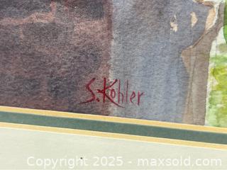 MaxSold Auction: Original Watercolor of a Riverboat Scene - Campbell (California, USA) PARTNER MANAGED Estate Sale Online Auction - Dell Avenue