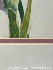 MaxSold Auction: Original Watercolor of an Iris - Campbell (California, USA) PARTNER MANAGED Estate Sale Online Auction - Dell Avenue