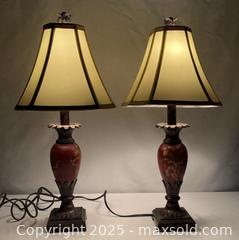 MaxSold Auction: Plaster Cast Vintage Table Lamps - Campbell (California, USA) PARTNER MANAGED Estate Sale Online Auction - Dell Avenue