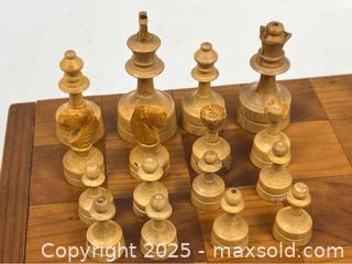 MaxSold Auction: Portable Wood Folding Chess Board with Pieces - Campbell (California, USA) PARTNER MANAGED Estate Sale Online Auction - Dell Avenue