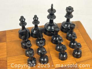 MaxSold Auction: Portable Wood Folding Chess Board with Pieces - Campbell (California, USA) PARTNER MANAGED Estate Sale Online Auction - Dell Avenue