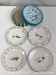 MaxSold Auction: Set of Rosanna Shoe Motif Plates - Campbell (California, USA) PARTNER MANAGED Estate Sale Online Auction - Dell Avenue