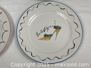 MaxSold Auction: Set of Rosanna Shoe Motif Plates - Campbell (California, USA) PARTNER MANAGED Estate Sale Online Auction - Dell Avenue