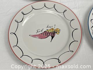 MaxSold Auction: Set of Rosanna Shoe Motif Plates - Campbell (California, USA) PARTNER MANAGED Estate Sale Online Auction - Dell Avenue
