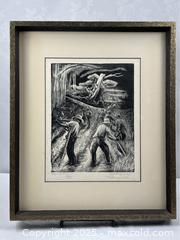 MaxSold Auction: Signed 1932 Antique Lithograph “Haymaking” from Poland - Campbell (California, USA) PARTNER MANAGED Estate Sale Online Auction - Dell Avenue