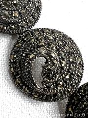 MaxSold Auction: Sterling Art Nouveau Marcasite Link Necklace - Campbell (California, USA) PARTNER MANAGED Estate Sale Online Auction - Dell Avenue