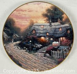 MaxSold Auction: Thomas Kinkade Collector Plates - Campbell (California, USA) PARTNER MANAGED Estate Sale Online Auction - Dell Avenue