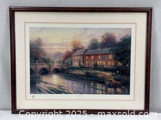 MaxSold Auction: Thomas Kinkade Poster Print “Lamplight Inn&#34; - Campbell (California, USA) PARTNER MANAGED Estate Sale Online Auction - Dell Avenue