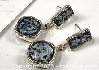 MaxSold Auction: Two Pair of Sterling Silver Earrings - Campbell (California, USA) PARTNER MANAGED Estate Sale Online Auction - Dell Avenue