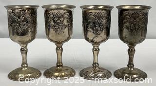MaxSold Auction: Vintage Antimony Silverplate Goblets - Campbell (California, USA) PARTNER MANAGED Estate Sale Online Auction - Dell Avenue