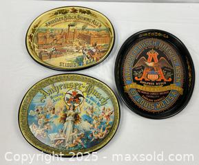 MaxSold Auction: Vintage Style Anheuser Busch Bar Trays - Campbell (California, USA) PARTNER MANAGED Estate Sale Online Auction - Dell Avenue