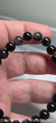 MaxSold Auction: Natural Silver sheen obsidian bracelet  - Hamilton (Ontario, Canada) PARTNER MANAGED Reseller Online Auction - Mohawk Road West