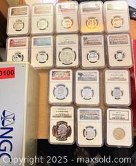 MaxSold Auction:  NGC Graded Slabs of US coins Silver  - Hatboro (Pennsylvania, USA) PARTNER MANAGED Estate Sale Online Auction - Jacksonville Road