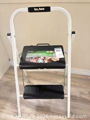 MaxSold Auction: Easy Reach 2-Step Lightweight Folding Stool / Step Ladder A - Ottawa (Ontario, Canada) PARTNER MANAGED Downsizing Online Auction - Sablewood Place
