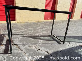 MaxSold Auction: Black computer desk  - Decatur (Georgia, USA) SELLER MANAGED Moving Online Auction - Snapfinger Woods Drive (STORAGE)