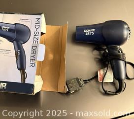 MaxSold Auction: Conair 1875 mid-size hair dryer - Decatur (Georgia, USA) SELLER MANAGED Moving Online Auction - Snapfinger Woods Drive (STORAGE)
