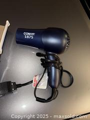 MaxSold Auction: Conair 1875 mid-size hair dryer - Decatur (Georgia, USA) SELLER MANAGED Moving Online Auction - Snapfinger Woods Drive (STORAGE)