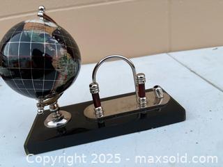 MaxSold Auction: Desk globe stand  - Decatur (Georgia, USA) SELLER MANAGED Moving Online Auction - Snapfinger Woods Drive (STORAGE)