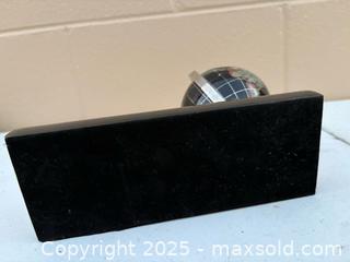 MaxSold Auction: Desk globe stand  - Decatur (Georgia, USA) SELLER MANAGED Moving Online Auction - Snapfinger Woods Drive (STORAGE)