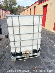 MaxSold Auction: IBC Tote 275–330 gal, Plastic Liner, Steel Cage, Pallet Base - Decatur (Georgia, USA) SELLER MANAGED Moving Online Auction - Snapfinger Woods Drive (STORAGE)