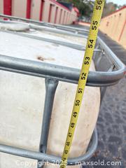 MaxSold Auction: IBC Tote 275–330 gal, Plastic Liner, Steel Cage, Pallet Base - Decatur (Georgia, USA) SELLER MANAGED Moving Online Auction - Snapfinger Woods Drive (STORAGE)
