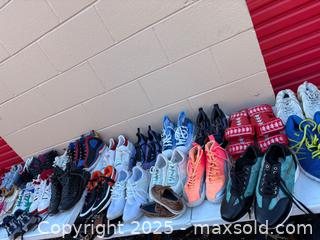 MaxSold Auction: Mixed shoe lot kids - adults  - Decatur (Georgia, USA) SELLER MANAGED Moving Online Auction - Snapfinger Woods Drive (STORAGE)
