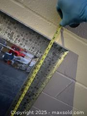 MaxSold Auction: Rectangular Wall Mirror with Antique Silver Textured Metal Frame - Decatur (Georgia, USA) SELLER MANAGED Moving Online Auction - Snapfinger Woods Drive (STORAGE)