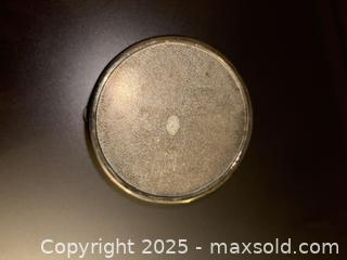 MaxSold Auction: Round Hinged Trinket / Jewelry / Powder Box - Decatur (Georgia, USA) SELLER MANAGED Moving Online Auction - Snapfinger Woods Drive (STORAGE)