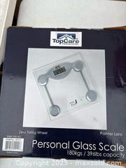 MaxSold Auction: Top care Glass Scale  - Decatur (Georgia, USA) SELLER MANAGED Moving Online Auction - Snapfinger Woods Drive (STORAGE)