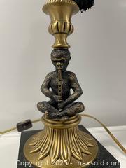 MaxSold Auction: Lamp with Marble Base and Metal Sculpture  - Aurora (Ontario, Canada) SELLER MANAGED Moving Online Auction - Goulding Avenue (STORAGE)