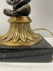 MaxSold Auction: Lamp with Marble Base and Metal Sculpture  - Aurora (Ontario, Canada) SELLER MANAGED Moving Online Auction - Goulding Avenue (STORAGE)