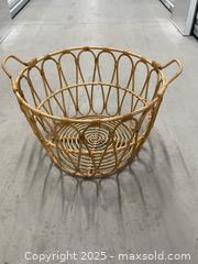 MaxSold Auction: Large Wicker Basket - Aurora (Ontario, Canada) SELLER MANAGED Moving Online Auction - Goulding Avenue (STORAGE)