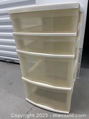 MaxSold Auction: Plastic Rubber Drawer Storage - Aurora (Ontario, Canada) SELLER MANAGED Moving Online Auction - Goulding Avenue (STORAGE)