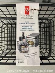 MaxSold Auction: President’s Choice Wire Storage Baskets  - Aurora (Ontario, Canada) SELLER MANAGED Moving Online Auction - Goulding Avenue (STORAGE)