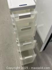 MaxSold Auction: Skinny Plastic Storage Drawer - Aurora (Ontario, Canada) SELLER MANAGED Moving Online Auction - Goulding Avenue (STORAGE)