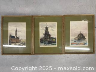 MaxSold Auction: Three Framed and Signed Illustrations/Prints - Aurora (Ontario, Canada) SELLER MANAGED Moving Online Auction - Goulding Avenue (STORAGE)