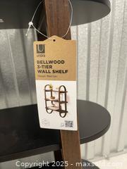 MaxSold Auction: Umbra Hanging 3-tiered Shelf - Aurora (Ontario, Canada) SELLER MANAGED Moving Online Auction - Goulding Avenue (STORAGE)