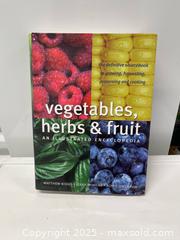 MaxSold Auction: “Vegetables, Herbs & Fruit” an illustrated encyclopedia - Aurora (Ontario, Canada) SELLER MANAGED Moving Online Auction - Goulding Avenue (STORAGE)