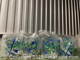 MaxSold Auction: Vintage Brand New Patterned Cups (Set of 4) - Aurora (Ontario, Canada) SELLER MANAGED Moving Online Auction - Goulding Avenue (STORAGE)