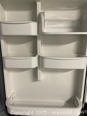 MaxSold Auction: Whirlpool Fridge (As is) 18.5cuft Bottom Freezer - Aurora (Ontario, Canada) SELLER MANAGED Moving Online Auction - Goulding Avenue (STORAGE)