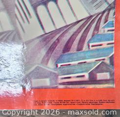 MaxSold Auction: 1985 Russian Political / Government Poster – Laminated Cold War Era Collectible - Los Angeles (California, USA) SELLER MANAGED Reseller Online Auction - Devonshire Street